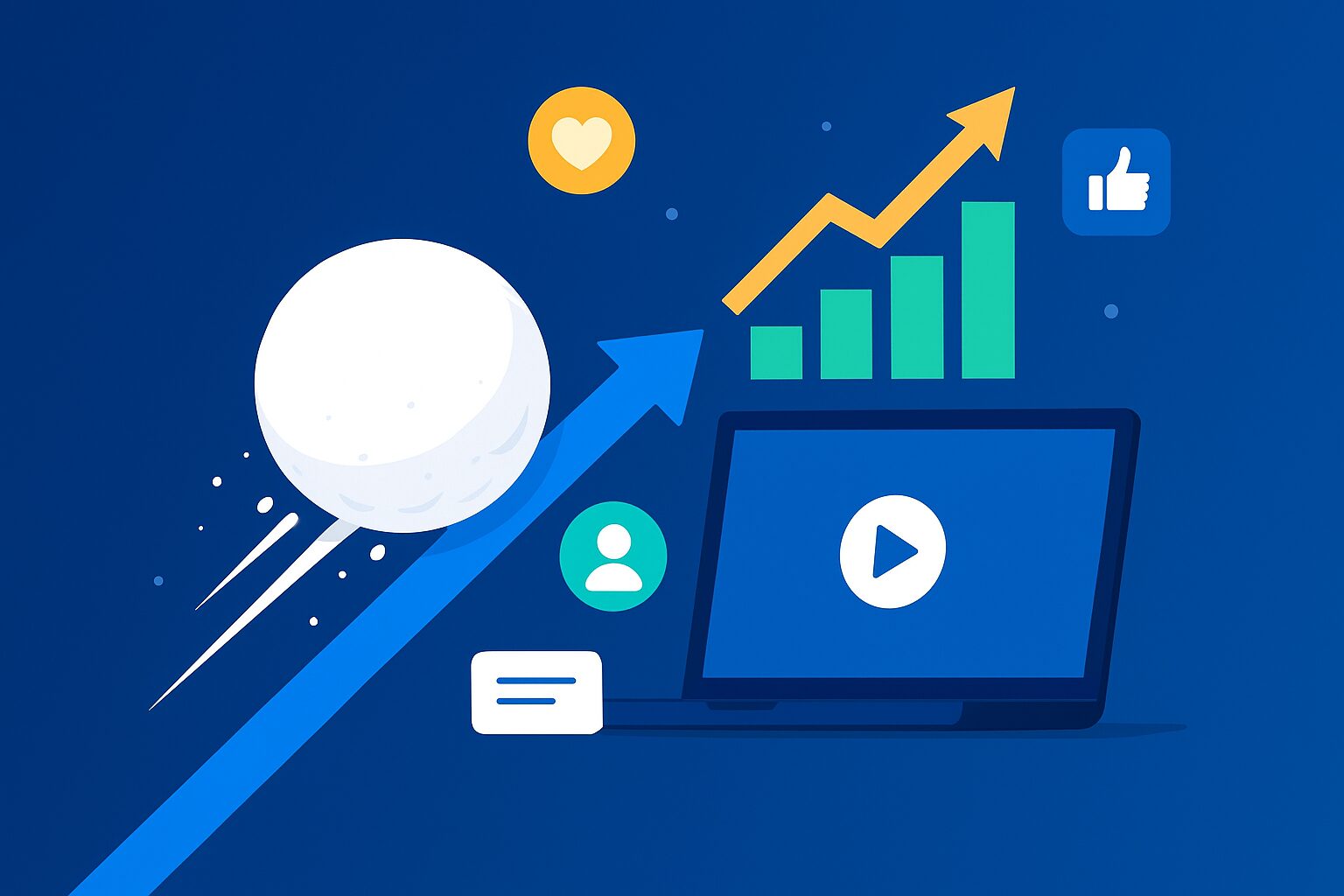 O efeito bola de neve no marketing de conteúdo