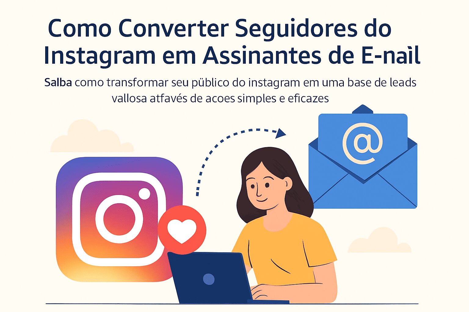 Converta Seguidores do Instagram em Assinantes de E-mail