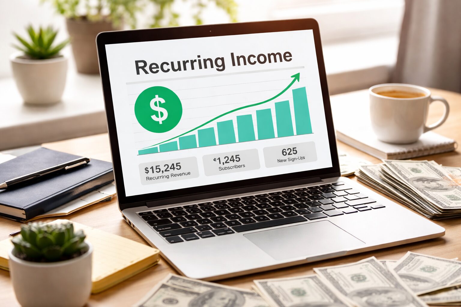 Renda Extra com produtos recorrentes