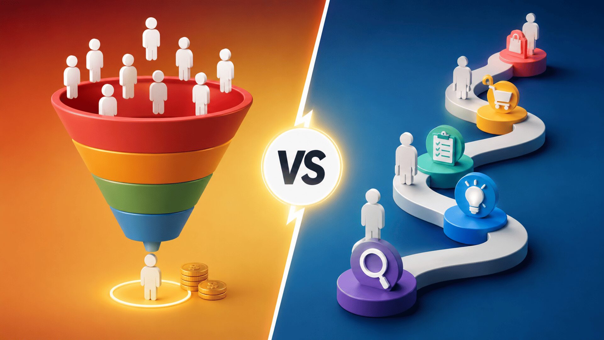 Funil de vendas vs jornada de compra
